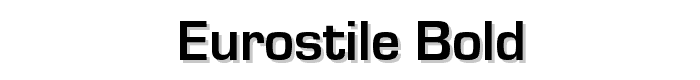 Eurostile Bold font